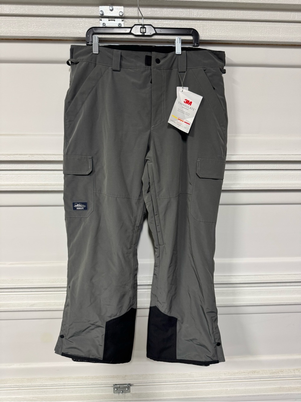Hurley Men’s RUTLAND PANT Snowboarding Pants Large 3M Thinsulate WATER-REPELLENT